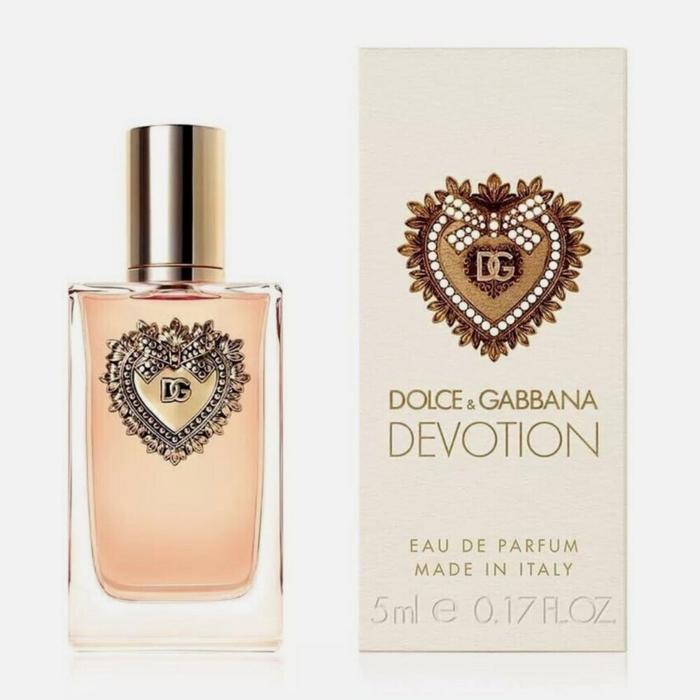 DOLCE GABBANA Women's Devotion Eau DeParfum 0.17oz / 5ml EDP Travel Size New in